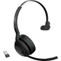 Casque Evolve2 55 Sans fil Supra-auriculaire Mono Canal Jabra - Mono Canal - Sans fil - Bluetooth - 98,4 pi (30 m) - 20 Hz à 20 kHz - Supra-auriculaire - Monaural - Supra-aural - Technologie MEMS, Élimination du bruit Microphone - Antibruit