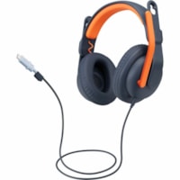 Casque Zone Learn Filaire Par dessus l'Oreille Stéréo - Bleu classique Logitech - Stéréo - USB Type C - Filaire - Par dessus l'Oreille - Binaural - Circumaural - 4.3 pi Câble - Antibruit - Bleu classique