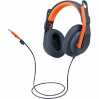 Casque Zone Learn Filaire Par dessus l'Oreille Stéréo - Bleu classique Logitech - Stéréo - Mini-phone (3.5mm) - Filaire - Par dessus l'Oreille - Binaural - Circumaural - 4,3 pi (1,31 m) Câble - Antibruit - Bleu classique