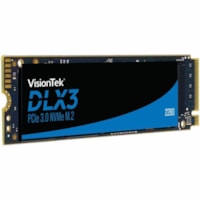 VisionTek DLX3 2 TB Solid State Drive - M.2 2280 Internal - PCI Express NVMe (PCI Express NVMe 3.0 x4) - Desktop PC Device Supported - 1000 TB TBW - 3250 MB/s Maximum Read Transfer Rate - 5 Year Warranty