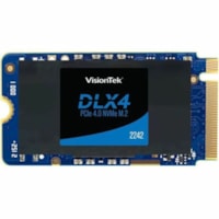 Disque SSD DLX4 2 To - M.2 2242 Interne - PCI Express NVMe (PCI Express NVMe 4.0 x4) VisionTek - Ordinateur de bureau Appareil compatible - 1000 To TBW - 4985 Mo/s Taux de transfer maximale en lecture - 256 bits AES Norme de cryptage - 5 Année Garantie