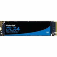 Disque SSD DLX4 512 Go - M.2 2280 Interne - PCI Express NVMe (PCI Express NVMe 4.0 x4) VisionTek - Ordinateur de bureau Appareil compatible - 250 To TBW - 4725 Mo/s Taux de transfer maximale en lecture - 256 bits AES Norme de cryptage - 5 Année Garantie