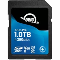 OWC Atlas Pro 1 TB Class 10/UHS-II (U3) V60 SDXC - 1  - 250 MB/s Read - 130 MB/s Write - 3 Year Warranty