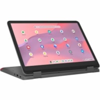 Lenovo 500e Yoga Chromebook Gen 4 82W4000AUS 12.2" Touchscreen Convertible 2 in 1 Chromebook - WUXGA - Intel N-Series N100 - 4 GB - 32 GB Flash Memory - English Keyboard - Graphite Gray - Intel Chip - 1920 x 1200 - ChromeOS - Intel UHD Graphics - In-plane Switching (IPS) Technology - Front Camera/We