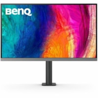 BenQ 4K UHD LED Monitor - 16:9 - Dark Gray - 27" Viewable - In-plane Switching (IPS) Technology - LED Backlight - 3840 x 2160 - 1.07 Billion Colors - 400 cd/m² - 5 ms - Speakers - HDMI - DisplayPort - KVM Switch, USB Hub