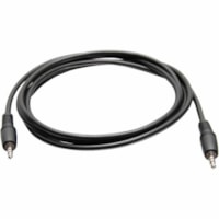 Câble audio 6 pi (1,83 m) Mini Jack C2G - 6 pi (1,83 m) Mini Jack Câble audio pour Microphone, Casque, Casque, Tablette, Ordinateur, Chromebook, Smartphone, Console de jeu - 22 AWG - Noir