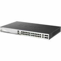 D-Link DMS-3130-30TS Ethernet Switch - 26.0 Ports - Manageable - 2.5 Gigabit Ethernet, 5 Gigabit Ethernet, 10 Gigabit Ethernet, 25 Gigabit Ethernet - 2.5GBase-T, 10GBase-T, 25GBase-X - 3 Layer Supported - Modular - 74.26 W Power Consumption - Optical Fiber, Twisted Pair - PoE Ports