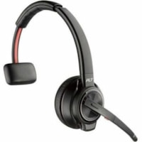 HP Savi 8210 UC DECT 1920-1930 MHz USB-A Headset - Mono - Wireless - Bluetooth/DECT - 590.6 ft - 20 Hz to 20 kHz - On-ear, Over-the-head - Monaural - Ear-cup - Noise Cancelling, Omni-directional Microphone - Noise Canceling - Black