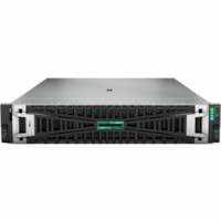 HPE ProLiant DL380 G11 2U Rack Server - 1 Xeon Gold 6430 2.10 GHz - 64 GB RAM - Serial ATA Controller - Intel C741 Chip - DDR5 SDRAM - Up to 16 MB Graphic Card - 10 Gigabit Ethernet, 25 Gigabit Ethernet - 8 x SFF Bay(s) - Hot Swappable Bays - 1 x 1 kW