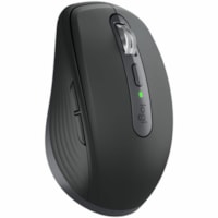 Logitech MX Anywhere 3S for Business Wireless Mouse - Darkfield - Wireless - 33 ft (10058.40 mm) - Bluetooth - Rechargeable - Graphite - USB Type C - 8000 dpi - 6 Button(s) - 4 Programmable Button(s) - Proprietary Battery Size Battery Supported - 1 Each