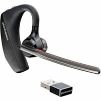 Oreillette Voyager 5200 UC Sans fil Par dessus l'Oreille, Intra-auriculaire Mono Canal - Noir Poly - Google Assistant, Siri - Mono Canal - USB Type A - Sans fil - Bluetooth - 98,4 pi - 32 Ohm - 100 Hz à 20 kHz - Par dessus l'Oreille, Intra-auriculaire - Monaural - Intra-auriculaires - Omnidirec