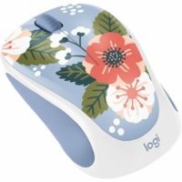 Souris Design Collection - Fréquence radio - USB - Optique Logitech - Optique - Sans fil - Fréquence radio - 2,40 GHz - USB - 1000 dpi - Roulettes avec frein - Petite Taille de la main/paume - Droitier