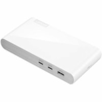 Station d'accueil Universal 500 USB Type C pour Notebook - 135 W - Blanc Lenovo - pour Notebook - 135 W - USB Type C - 2 Écrans supportées - 4K - 3840 x 2160 - 5 x Ports USB - 3 x Ports USB Type-A - USB Type-A - 2 x Ports USB Type-C - USB Type-C - 1 x Ports HDMI - HDMI - 1 x DisplayPorts - Di