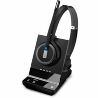 Casque IMPACT SDW 5063T Sans fil Supra-auriculaire Stéréo - Noir EPOS - Certification Microsoft Teams - Stéréo - Sans fil - DECT - 590,6 pi (180 m) - 20 Hz à 20 kHz - Supra-auriculaire - Binaural - Oreillette - Technologie MEMS, Élimination du bruit, Omnidirectionnel