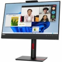 Lenovo ThinkCentre Tiny-In-One 24 Gen 5 24" Class Webcam Full HD LED Monitor - 16:9 - Black - 23.8" Viewable - In-plane Switching (IPS) Technology - WLED Backlight - 1920 x 1080 - 16.7 Million Colors - 250 cd/m² - 4 ms - Speakers - HDMI - DisplayPort - KVM Switch