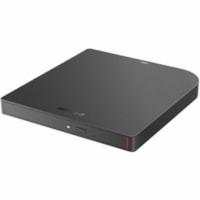 Buffalo MediaStation DVD-Writer - DVD-RAM/±R/±RW Support - 24x CD Read/24x CD Write/24x CD Rewrite - 8x DVD Read/6x DVD Write/8x DVD Rewrite - M-DISC Ready - Double-layer Media Supported - USB 3.2 (Gen 1) Type A - BUS Powered