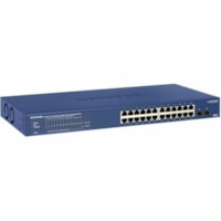 Commutateur Ethernet Smart GS724TP 24 Ports Gérable - Gigabit Ethernet - 10/100/1000Base-T, 1000Base-X Netgear - 24 Ports - Gérable - Gigabit Ethernet - 10/100/1000Base-T, 1000Base-X - 4 Couche supportée - Modulaire - 2 Emplacements SFP - 228,53 W Consommation d'énergie -