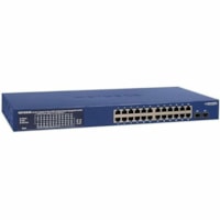 Commutateur Ethernet Smart GS724TPP 24 Ports Gérable - Gigabit Ethernet - 10/100/1000Base-T, 1000Base-X Netgear - 24 Ports - Gérable - Gigabit Ethernet - 10/100/1000Base-T, 1000Base-X - 4 Couche supportée - Modulaire - 2 Emplacements SFP - 446,70 W Consommation d'énergie 