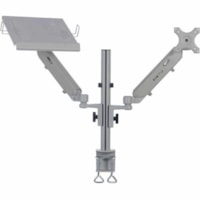 Tripp Lite by Eaton DDR1732NBMTAA Clamp Mount for Notebook, Monitor, Flat Panel Display, HDTV - Silver  - 1 Display(s) Supported - 17" to 32" Screen Support - 12.20 lb (5533.83 g) Load Capacity - 100 x 100, 75 x 75 - VESA Mount Compatible - Aluminum, Steel