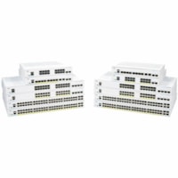 Cisco 350 CBS350-16T-2G Ethernet Switch - 18 Ports - Manageable - Gigabit Ethernet - 1000Base-T, 1000Base-X - Refurbished - 2 Layer Supported - Modular - 2 SFP Slots - 18.37 W Power Consumption - Optical Fiber, Twisted Pair - Rack-mountable - Lifetime Limited Warranty