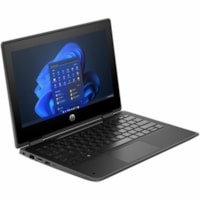 HP Pro x360 Fortis G11 11.6" (294.64 mm) Touchscreen Rugged Convertible 2 in 1 Notebook - HD - Intel N-Series N200 - vPro Technology - 8 GB - 256 GB SSD - English, French Keyboard - Jack Black - Intel Chip - 1366 x 768 - Windows 11 Pro - Intel UHD Graphics - BrightView - Front Camera/Webcam - IEEE 8