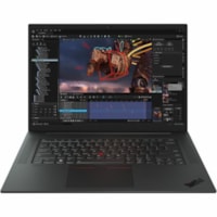 Lenovo ThinkPad P1 Gen 6 21FV001LUS 16" Mobile Workstation - WQXGA - Intel Core i7 13th Gen i7-13700H - 16 GB - 1 TB SSD - English Keyboard - Black Paint - Intel Chip - 2560 x 1600 - Windows 11 Pro - NVIDIA RTX A1000 with 6 GB - In-plane Switching (IPS) Technology - Front Camera/Webcam - IEEE 802.11