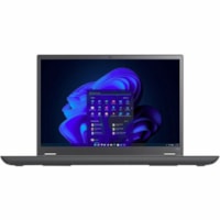 Lenovo ThinkPad P16v Gen 1 21FC0028US 16" Mobile Workstation - WUXGA - Intel Core i9 13th Gen i9-13900H - vPro Technology - 16 GB - 512 GB SSD - English Keyboard - Thunder Black - Intel Chip - 1920 x 1200 - Windows 11 Pro - NVIDIA RTX 2000 Ada with 8 GB - In-plane Switching (IPS) Technology - Front 