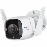 Tapo C325WB Outdoor Network Camera - Color - Color Night Vision - H.264 - 2688 x 1520 - 4.6 mm Fixed Lens - 20 fps - CMOS - Wi-Fi - Google Home, Alexa Supported - IP66 - Weather Proof, Dust Proof