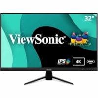 ViewSonic VX3267U-4K 32" Class 4K UHD LED Monitor - 16:9 - Black - 31.5" Viewable - In-plane Switching (IPS) Technology - LED Backlight - 3840 x 2160 - 1.07 Billion Colors - 350 cd/m² - 4 ms - 60 Hz Refresh Rate - Speakers - HDMI - DisplayPort