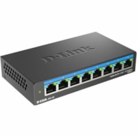 Commutateur Ethernet DMS-108 8.0 Ports - 2.5 Gigabit Ethernet, Gigabit Ethernet - 2.5GBase-T, 10/100/1000Base-T D-Link - 8.0 Ports - 2.5 Gigabit Ethernet, Gigabit Ethernet - 2.5GBase-T, 10/100/1000Base-T - 2 Couche supportée - 8,59 W Consommation d'énergie - Paire torsadée