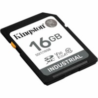 Kingston Industrial 16 GB Class 10/UHS-I (U3) V30 SDHC - 1.0 - 100 MB/s Read - 30 MB/s Write - 3 Year Warranty