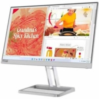 Lenovo L22i-40 22" Class Full HD LED Monitor - 16:9 - Cloud Gray - 21.5" Viewable - In-plane Switching (IPS) Technology - WLED Backlight - 1920 x 1080 - 16.7 Million Colors - FreeSync - 250 cd/m² - 4 ms - Speakers - HDMI - VGA