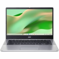 Chromebook Chromebook 314 CB314-4HT CB314-4HT-38SL 14po Écran tactile - Full HD - (Intel Core i3 i3-N305) - 8 Go - 128 Go Mémoire Flash - Anglais (USA) Clavier - Silver Acer - 1920 x 1080 - ChromeOS avec mise à niveau Chrome Enterprise - Intel UHD Graphics - ComfyView (Mat), Technologie 