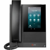 Poly CCX 400 IP Phone - Corded - Corded - Wall Mountable, Desktop - Black - 24 x Total Line - VoIP - 2 x Network (RJ-45) - PoE Ports