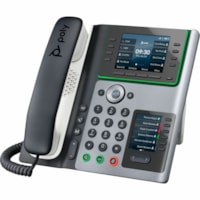 Poly Edge IP Phone - Corded - Corded - Desktop - 14 x Total Line - VoIP - 2 x Network (RJ-45) - PoE Ports