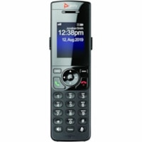 Poly VVX D230 Handset - Cordless - DECT - 8 x Total Number of Phone Lines - 2" Screen Size - Audio - 10 Hour Battery Talk Time - Black