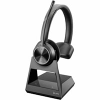 Poly Savi 7310 Office Monaural DECT 1920-1930 MHz Headset - Microsoft Teams Certification - Mono - Wireless - Bluetooth/DECT - 580 ft - 20 Hz to 20 kHz - Over-the-head, On-ear - Monaural - Noise Canceling - Black