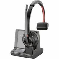 Casque Savi 8210-M Sans fil Sur tête Mono Canal Poly - Mono Canal - Sans fil - DECT - 590,6 pi (180 m) - Sur tête - Monaural - Oreillette - Élimination du bruit Microphone