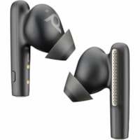 Oreillette Voyager Free 60+ UC True Wireless Intra-auriculaire Stéréo - Noir charbon Poly - Google Assistant, Siri - Stéréo - True Wireless - Bluetooth - 98,4 pi - 20 Hz à 20 kHz - Intra-auriculaire - Binaural - Intra-auriculaires - Noir charbon