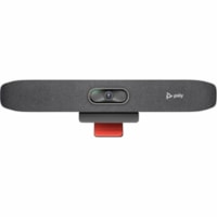 Poly Studio R30 USB Video Bar - Small Room Size Supported - 3840 x 2160 Video (Live) - 4K UHD - 30 fps - USB - Wireless LAN - Internal Speaker(s) - Internal Microphone(s) - Tripod Mount