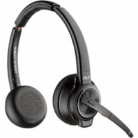 Casque Savi 8200 UC 8220 Sans fil Supra-auriculaire, Sur tête Stéréo - Noir Poly - Stéréo - Sans fil - Bluetooth/DECT - 590,6 pi - 20 Hz à 20 kHz - Supra-auriculaire, Sur tête - Binaural - Oreillette - Omnidirectionnelle, Élimination du bruit Microphone - Antibruit -