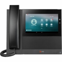 Poly CCX 600 IP Phone - Corded - Corded/Cordless - Bluetooth, Wi-Fi - Desktop - Black - VoIP - 2 x Network (RJ-45) - PoE Ports