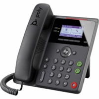 Téléphone IP Edge B10 - Filaire - Filaire - Fixation au mur, Bureau - Noir Poly - VoIP - 2 x Réseasu (RJ-45)