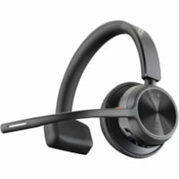 Casque Voyager 4300 UC 4310 Câblé / Sans fil Sur tête, Supra-auriculaire Mono Canal - Noir Poly - Siri, Google Assistant - Mono Canal - USB Type A - Câblé / Sans fil - Bluetooth - 298,6 pi (91 m) - 20 Hz à 20 kHz - Sur tête, Supra-auriculaire - Monaural - Supra-aural -