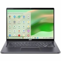 Acer Chromebook Spin 714 CP714-2WN CP714-2WN-320J 14" Touchscreen 2 in 1 Chromebook - WUXGA - Intel Core i3 13th Gen i3-1315U - 8 GB - 256 GB SSD - English (US) Keyboard - Iron - 1920 x 1200 - ChromeOS - Intel UHD Graphics - In-plane Switching (IPS) Technology, CineCrystal (Glare) - Front Camera/Web