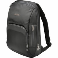 Étui de transport Triple Trek (Sac à dos) pour 14 po (355,60 mm) Ultrabook, Chromebook - Noir Kensington - Résistant aux rayures - Bandoulière, Poignée, Courroie de chariot