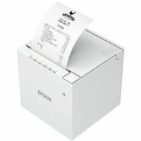 Epson TM-m30III-H Direct Thermal Printer - Monochrome - Receipt Print - Ethernet - USB - USB Host - With Cutter - White - Automatic Cutting