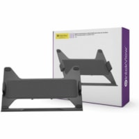 IntekView Universal Notebook Holder - 12.20" (309.88 mm) Height x 8.60" (218.44 mm) Width x 1.50" (38.10 mm) Depth - Steel - Adjustable Angle, Adjustable Height, Durable, Adjustable Claw, Scratch Protection, Heat Resistant, Air Vent