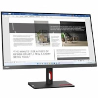 Lenovo ThinkVision S27i-30 27" Class Full HD LED Monitor - 16:9 - Storm Gray - 27" Viewable - In-plane Switching (IPS) Technology - WLED Backlight - 1920 x 1080 - 16.7 Million Colors - 300 cd/m² - 4 ms - HDMI - VGA