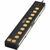 Tripp Lite by Eaton Protect It! TLP1006USB 10-Outlets Surge Suppressor/Protector - 10 x NEMA 5-15R - 1350 J - 120 V AC Input - USB - 6 ft (1.83 m)